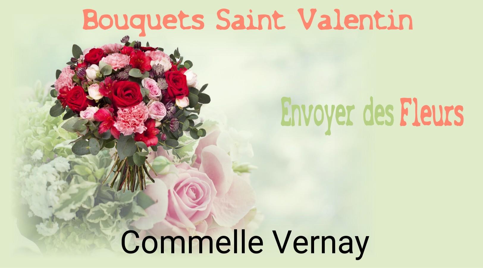 Roses de Saint-Valentin livrées à Commelle-Vernay